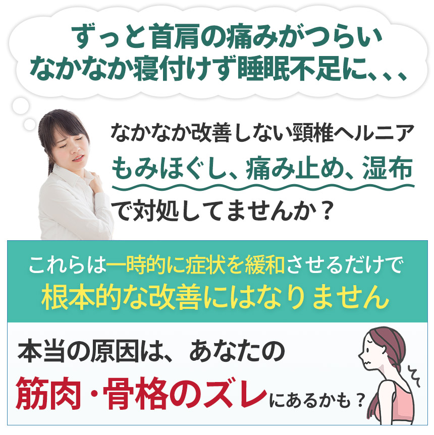 【間違っています】頸椎ヘルニア
