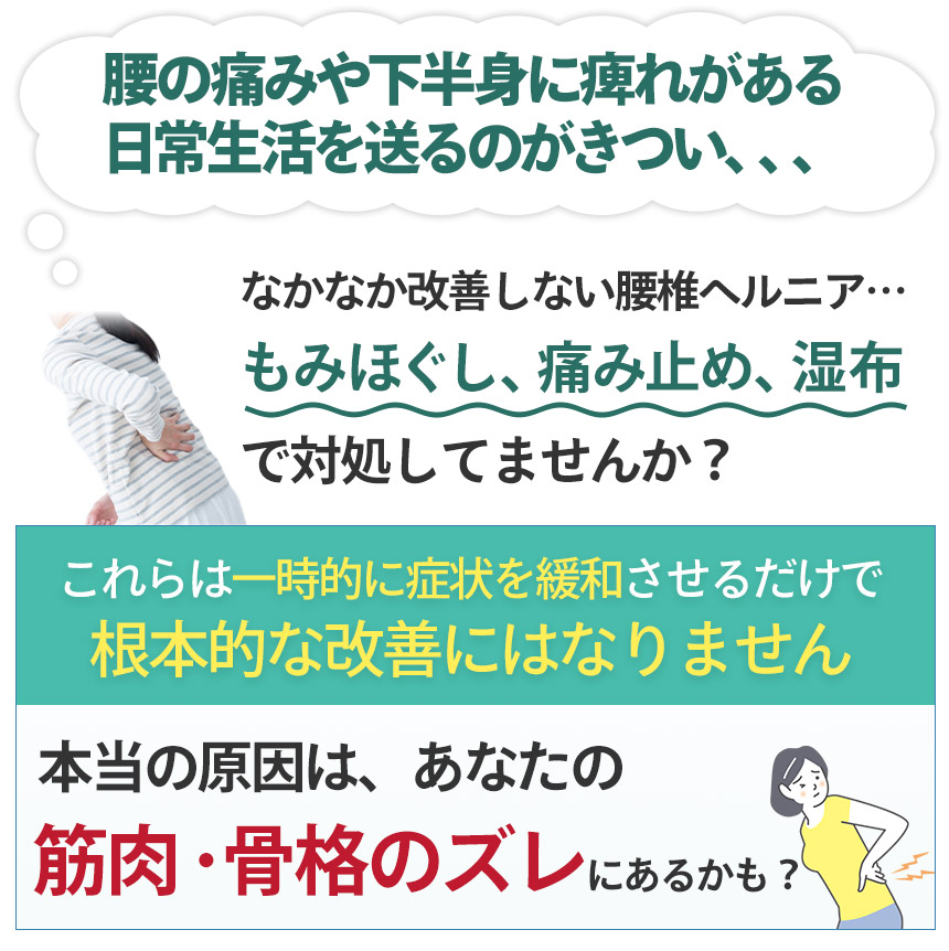 【間違っています】腰椎ヘルニア